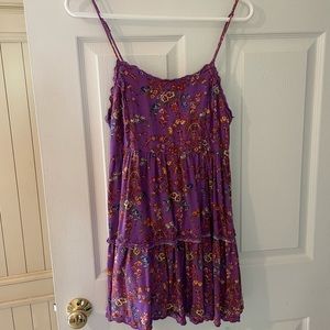 Urban Outfitters purple floral dress